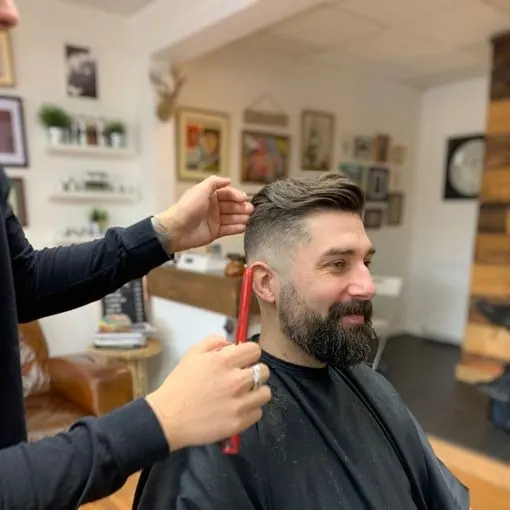 A beard shaped at Northern Souls